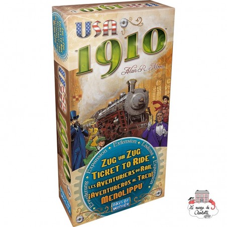 Ticket to Ride - Exp. USA 1910 - DOW-7536 - Days of Wonder - Board Games - Le Nuage de Charlotte