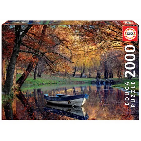 Bateau sur le lac [2000] - EDU-19275 - Educa Borras - Puzzles - Le Nuage de Charlotte