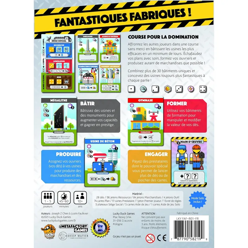 Fantastiques fabriques - LDG-01595 - Lucky Duck Games - Board Games - Le Nuage de Charlotte