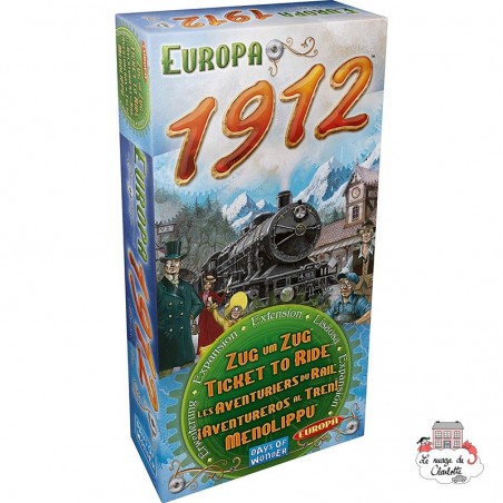 Les Aventuriers du Rail - Ext. Europa 1912 - DOW-7581 - Days of Wonder - Jeux de société - Le Nuage de Charlotte