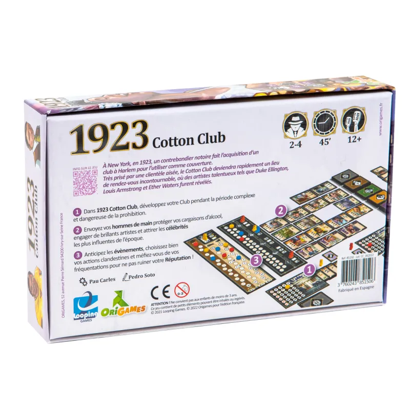 1923 Cotton Club - ORI-01993 - Origames - Board Games - Le Nuage de Charlotte