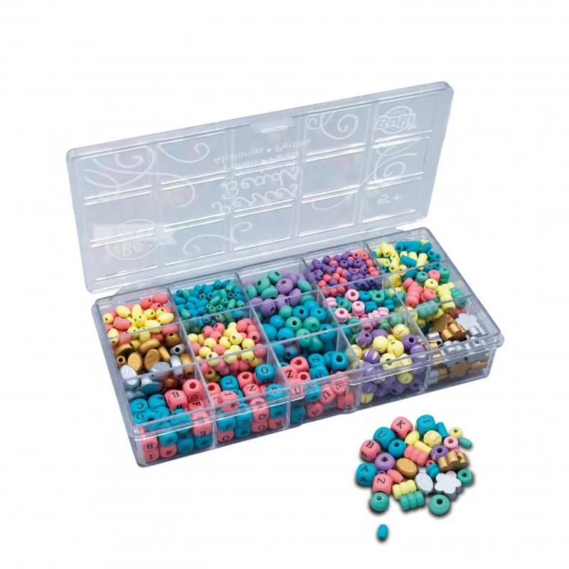 Wooden bead box - Colors - BUK-PE015 - Buki - Stringing beads - Le Nuage de Charlotte