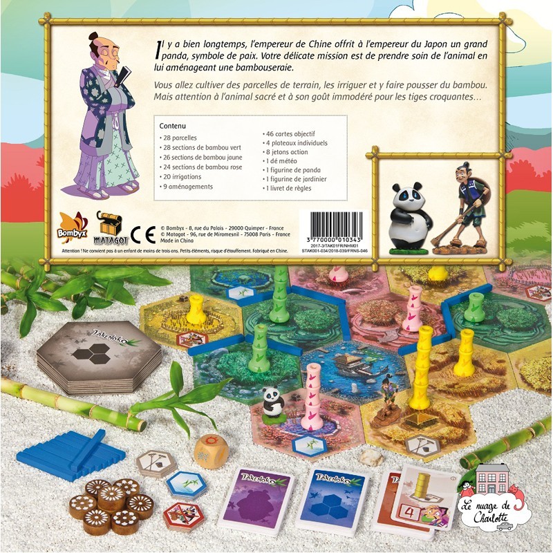 Takenoko (v2) - BBX-114319 - Bombyx - Jeux de société - Le Nuage de Charlotte