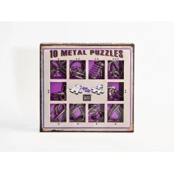 10 Metal Puzzles Set Purple - EUR-473359 - Eureka! 3D Puzzle - Puzzle Games - Le Nuage de Charlotte