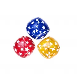 Set 3 Balles de Jonglage Acrobat Junior (80g.) bleues, rouges et jaunes - EUR-515773 - Eureka! 3D Puzzle - Jonglerie - Le Nua...