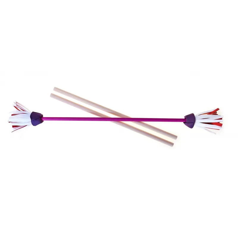 Set Acrobat Flower Stick VIOLET, fleur violet/blanc/rouge + bâtons à main - EUR-515762 - Eureka! 3D Puzzle - Jonglerie - Le N...