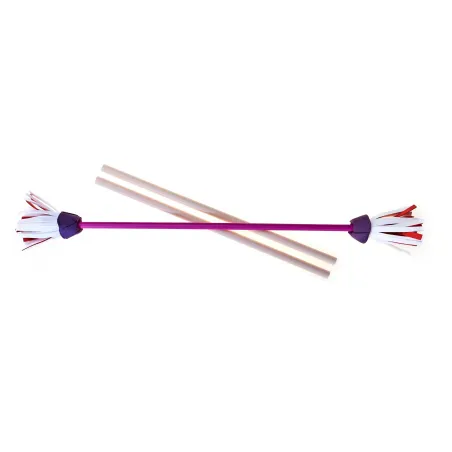 Set Acrobat Flower Stick VIOLET, fleur violet/blanc/rouge + bâtons à main - EUR-515762 - Eureka! 3D Puzzle - Jonglerie - Le N...