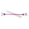 Set Acrobat Flower Stick VIOLET, fleur violet/blanc/rouge + bâtons à main - EUR-515762 - Eureka! 3D Puzzle - Jonglerie - Le N...