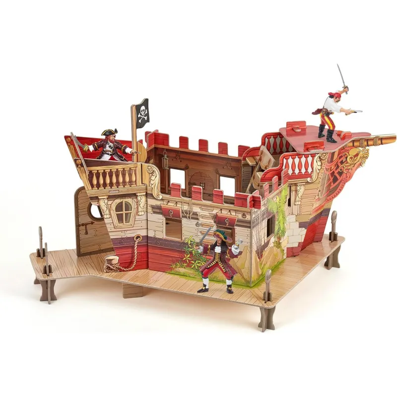 Le fort pirate (+3 figurines incluses) - PAPO-80403 - Papo - Papo - Le Nuage de Charlotte