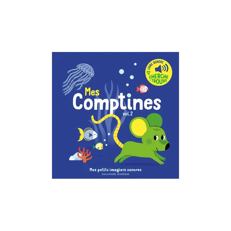 Mes petits imagiers sonores - Mes comptines vol. 2 - GAL-9782075156233 - Gallimard Jeunesse - Imagiers et éveil - Le Nuage de...