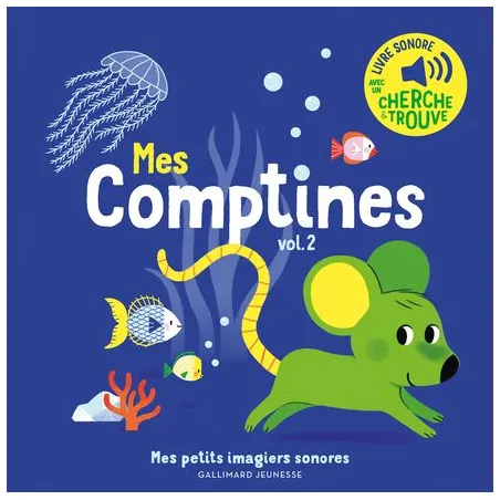 Mes petits imagiers sonores - Mes comptines vol. 2 - GAL-9782075156233 - Gallimard Jeunesse - Imagiers et éveil - Le Nuage de...