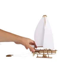 Yacht Beauté de l’océan - UGE-4820184121645 - UGears - Puzzles 3D - Le Nuage de Charlotte