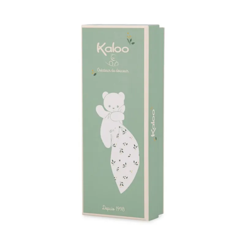 Kaloo - Doudou rabbit Square softness Delicate white - KLO-K972000 - Kaloo - Baby Comforter - Le Nuage de Charlotte