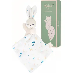 Kaloo - Doudou lapin Carré douceur Blanc délicat - KLO-K972000 - Kaloo - Mes Doudous - Le Nuage de Charlotte