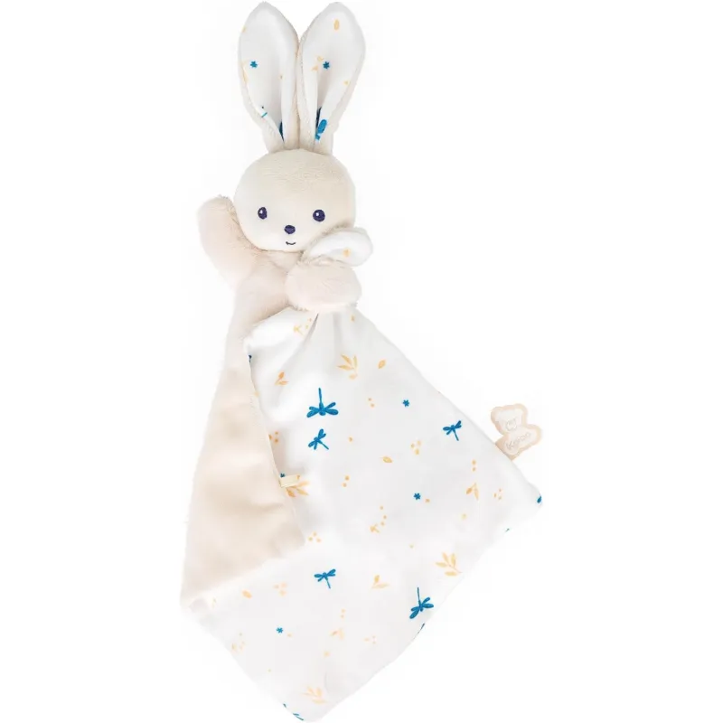 Kaloo - Doudou rabbit Square softness Delicate white - KLO-K972000 - Kaloo - Baby Comforter - Le Nuage de Charlotte