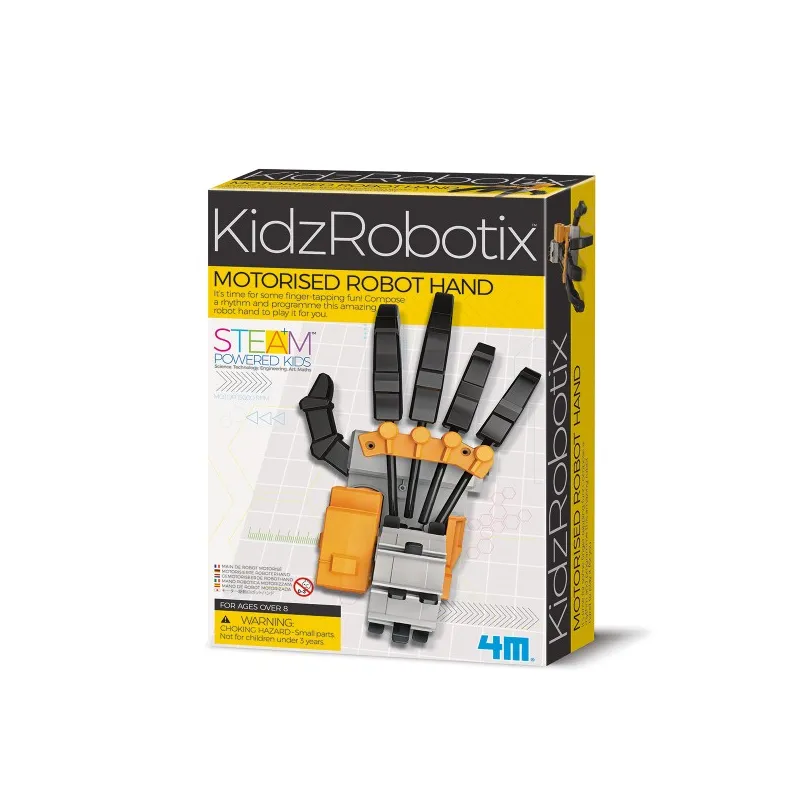 KidzRobotix - Motorised Robot Hand - 4M-5603407 - 4M - Coffrets éducatifs - Le Nuage de Charlotte