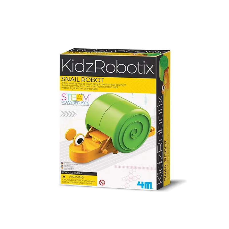 KidzRobotix - Snail Robot - 4M-5603433 - 4M - Coffrets éducatifs - Le Nuage de Charlotte