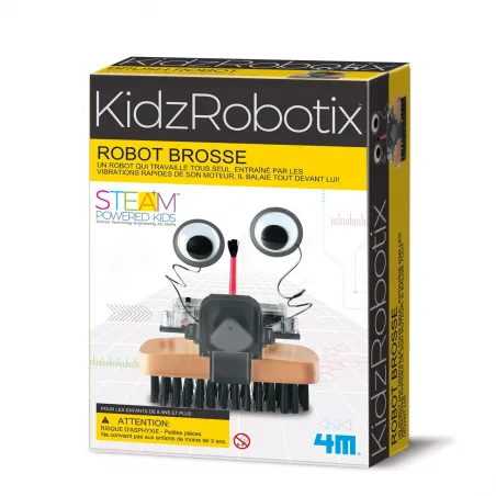 KidzRobotix - Robot Brosse - 4M-5663282 - 4M - Coffrets éducatifs - Le Nuage de Charlotte