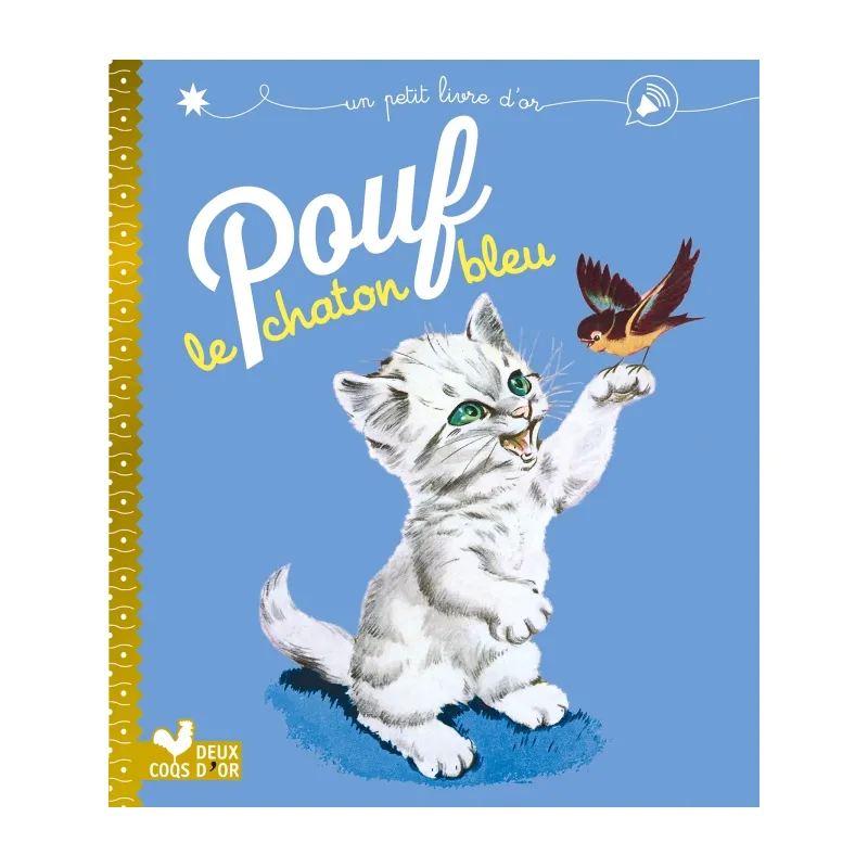 Pouf le chaton bleu - 2COQ-9782017060505 - Deux Coqs d’Or - Albums et Contes - Le Nuage de Charlotte