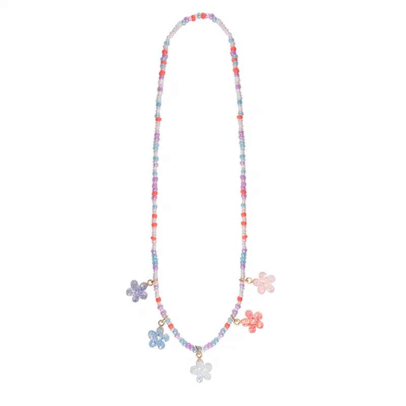 Boutique Shimmer Flower Necklace - GPR-90413 - Great Pretenders - Jewelry - Le Nuage de Charlotte