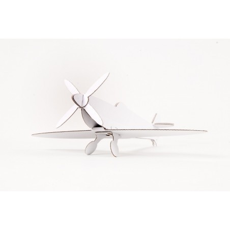 Two Spitfire Planes (white) - LEO-L01031-B - Leolandia - Maquettes en carton - Le Nuage de Charlotte