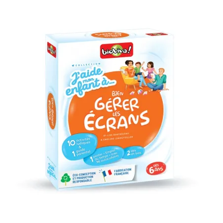 J'aide mon enfant à ... Bien gérer les écrans - BIOV-02833 - BioViva - Coffrets éducatifs - Le Nuage de Charlotte