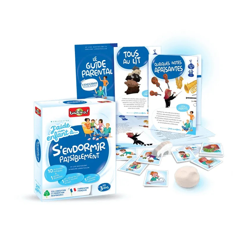 J'aide mon enfant à ... S'endormir paisiblement - BIOV-02828 - BioViva - Educational kits - Le Nuage de Charlotte