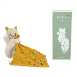 Kaloo - Doudou chien Carré douceur Jaune - KLO-K226003 - Kaloo - Mes Doudous - Le Nuage de Charlotte