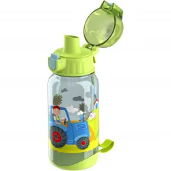 Water bottle Tractor - HAB-4010168241593 - Haba - Gourds and cups - Le Nuage de Charlotte