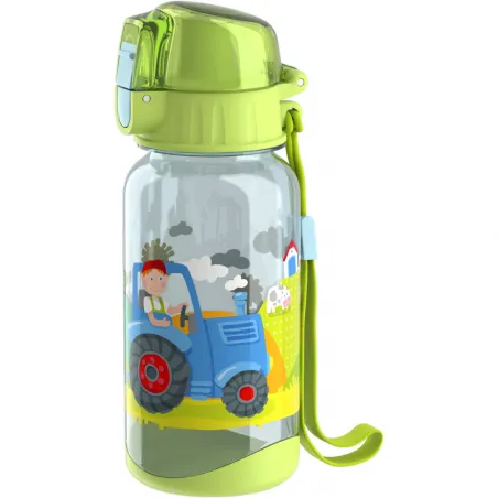 Water bottle Tractor - HAB-4010168241593 - Haba - Gourds and cups - Le Nuage de Charlotte