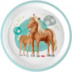 Assiette Chevaux - HAB-4010168252490 - Haba - Assiettes, bols et couverts - Le Nuage de Charlotte