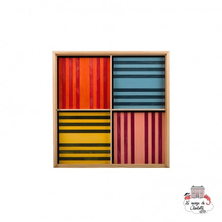 Kapla Color Octocolor Case - KAP-KOCOT - Kapla - Wooden blocks and boards - Le Nuage de Charlotte