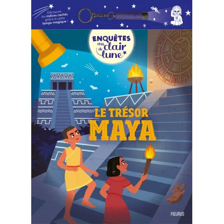 Enquêtes au clair de lune - Le trésor Maya - FLS-9782215180258 - Editions Fleurus - Livres d'Activités - Le Nuage de Charlotte