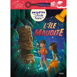 Enquêtes au clair de lune - L'île maudite - FLS-9782215184638 - Editions Fleurus - Livres d'Activités - Le Nuage de Charlotte