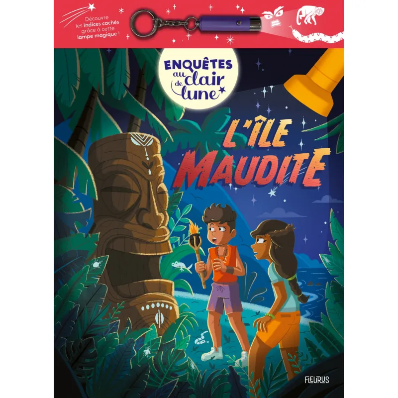 Enquêtes au clair de lune - L'île maudite - FLS-9782215184638 - Editions Fleurus - Livres d'Activités - Le Nuage de Charlotte