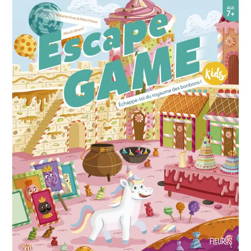 Escape Game Kids - Echappe-toi du royaume des bonbons! - FLS-9782215173489 - Editions Fleurus - Books - Le Nuage de Charlotte