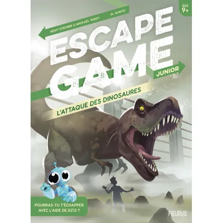 Escape Game Junior - L'attaque des dinosaures - FLS-9782215179498 - Editions Fleurus - Livres d'Activités - Le Nuage de Charl...