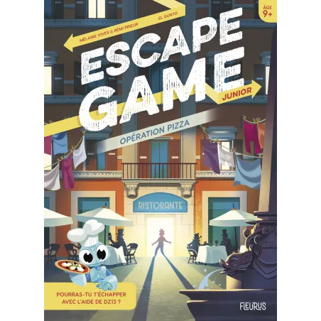 Escape Game Junior - Opération Pizza - FLS-9782215165217 - Editions Fleurus - Livres d'Activités - Le Nuage de Charlotte