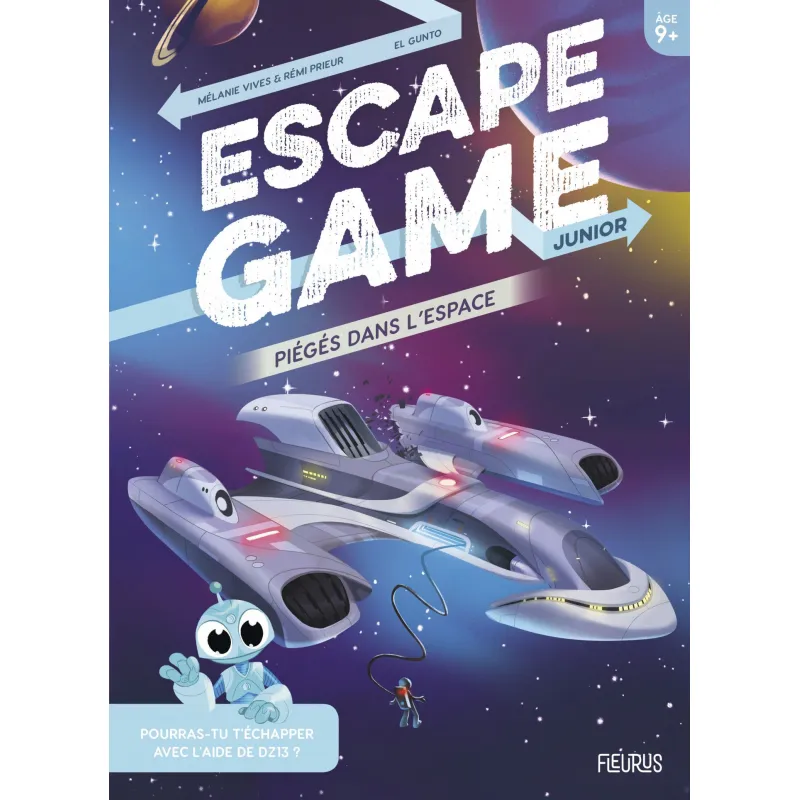 Escape Game Junior - Piégés dans l'espace - FLS-9782215165200 - Editions Fleurus - Activity Books - Le Nuage de Charlotte