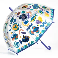 Parapluie Poissons (medium) - DJE-DD04710 - Djeco - Parapluies - Le Nuage de Charlotte