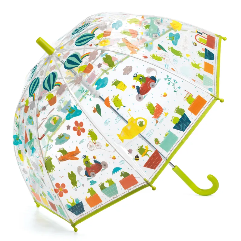 Parapluie Grenouillettes (medium) - DJE-DD04808 - Djeco - Parapluies - Le Nuage de Charlotte