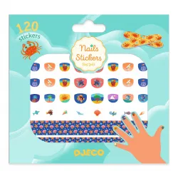 Nails Stickers - Mediterranean - DJE-DJ09244 - Djeco - Makeup and cosmetics for children - Le Nuage de Charlotte