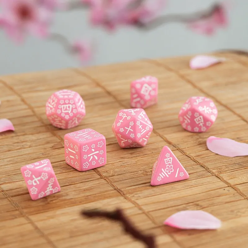 Japanese Dice Set: Sweet Spring Memory - QWO-SKAN04 - Q Workshop - Dices, bags and other accessories - Le Nuage de Charlotte