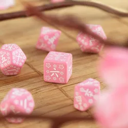 Japanese Dice Set: Sweet Spring Memory - QWO-SKAN04 - Q Workshop - Dés, sacs et autres accessoires - Le Nuage de Charlotte