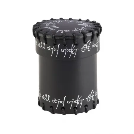 Elvish Black Leather Dice Cup - QWO-CELV101 - Q Workshop - Dices, bags and other accessories - Le Nuage de Charlotte