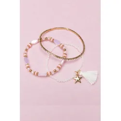 Boutique Rising Star Bracelet, 3 Pieces - GPR-90017 - Great Pretenders - Jewelry - Le Nuage de Charlotte