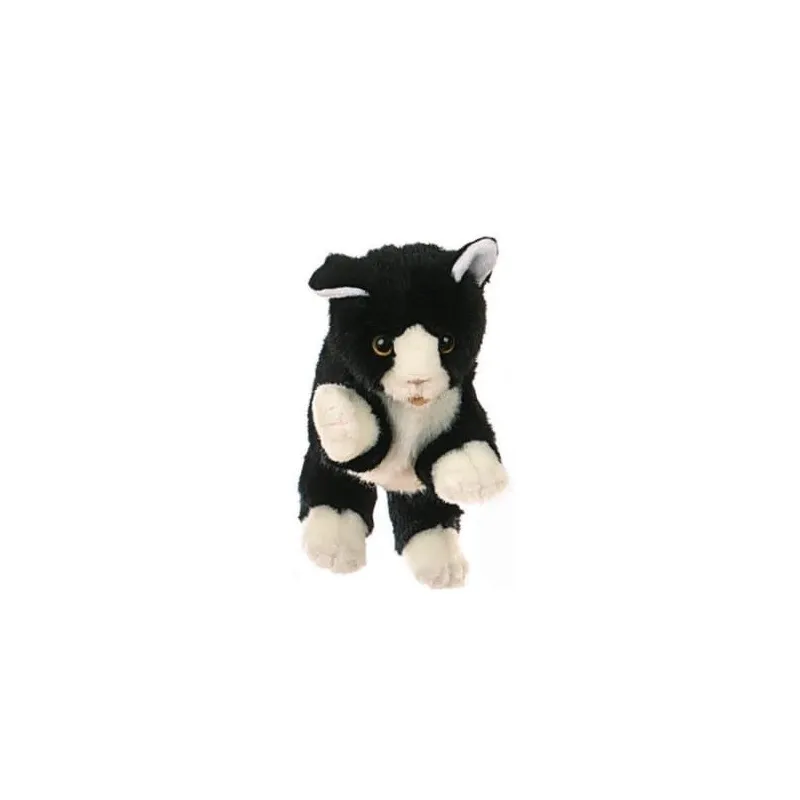 Little black and white cat - LPS-W045 - Living Puppets - Hand Puppets - Le Nuage de Charlotte