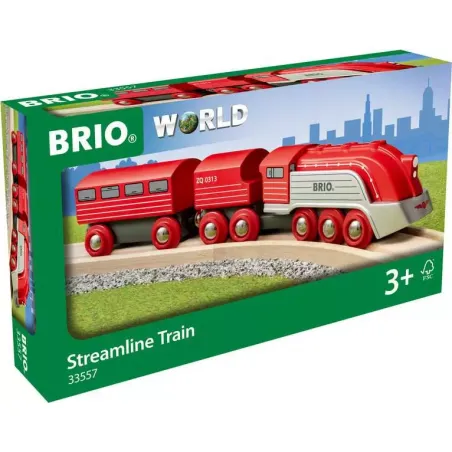 Streamline Train - BRI-33557 - Brio - Wooden Railway and Trains - Le Nuage de Charlotte