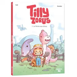 Tilly Zorus - Tome 1 - La ferme aux dinos - AUZ-9791039504577 - Editions Auzou - Comics - Le Nuage de Charlotte