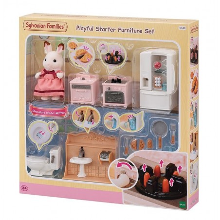 Acheter Sylvanian Families - Set ameublement et figurine pour cotta...